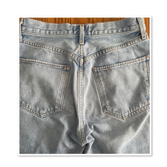 Agolde Riley High Rise Straight Cropped Jeans - Picture 6 of 12